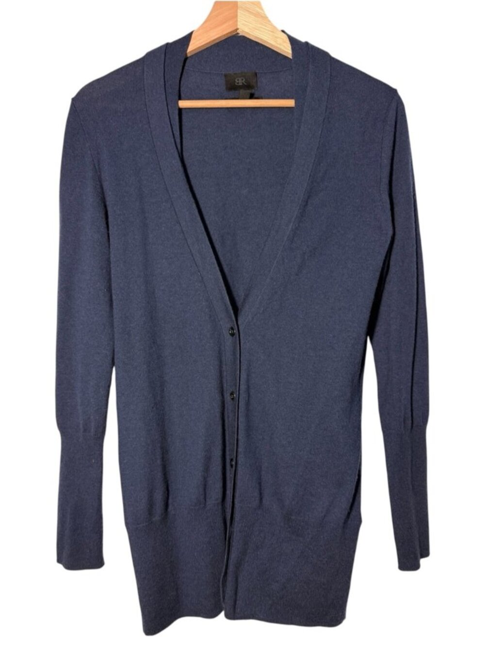 Banana Republic 100% Cashmere Navy Women’s V-Neck Button Cardigan size S